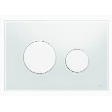 Clapeta actionare TECEloop Cristal Alb